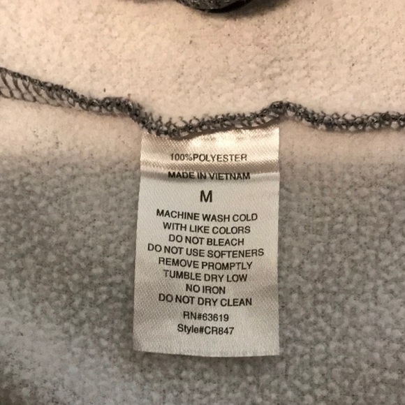 REEBOK Performance Gray Hooded Full Zip Lightweight Jacket Women's Medium - Picture 8 of 10